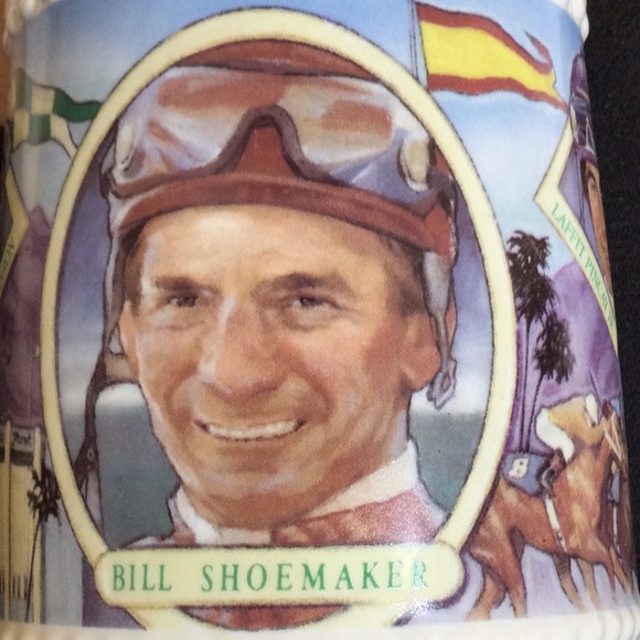 Vintage Limited Edition Stein Commemorating five All Time Leading Jockeys - Picture 10 of 10